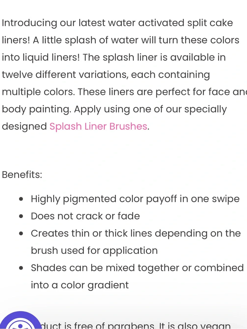 8 Splash Liner Water Activated Eyeliner Palettes New FullSz